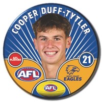 West Coast Eagles 2026 Player Pin Badge - DUFF-TYTLER