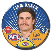 West Coast Eagles 2026 Player Pin Badge - BAKER