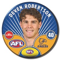 West Coast Eagles 2026 Player Pin Badge - ROBERTSON