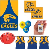 West Coast Eagles Supporter Party Pack