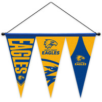 West Coast Eagles Set of 3 Pennants