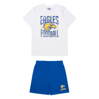 West Coast Eagles Kids Summer Pyjamas