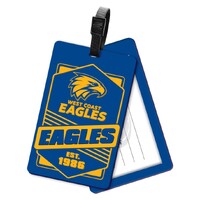 Image of West Coast Eagles Rubber Luggage Tag