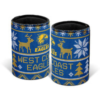 West Coast Eagles Xmas Stubby Holder