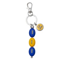 West Coast Eagles 3 Ball Charm Keyring