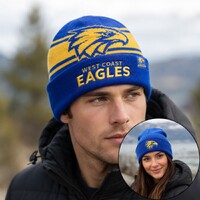 Image of West Coast Eagles Transform Reversible Beanie