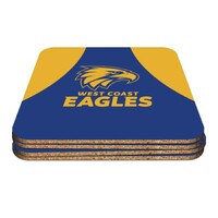 West Coast Eagles 4 Pack Coaster