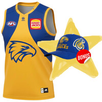 West Coast Eagles New Balance Adults Clash Guernsey + Free Cap