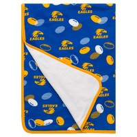 West Coast Eagles Fleece Baby Blanket