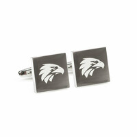 West Coast Eagles Silver Etched Cufflinks