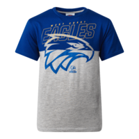 West Coast Eagles Youths Split Logo Tee