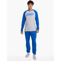 Image of West Coast Eagles Mens Raglan Cuffed PJ Set