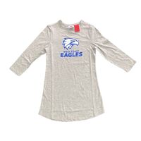 Image of West Coast Eagles Girls Long Sleeve Night Dress