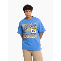 West Coast Eagles Mitchell & Ness Inline Stack Tee