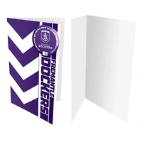Fremantle Dockers Guernsey Badge Greeting Card