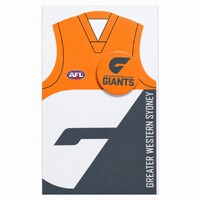 Greater Western Sydney Guernsey Badge Greeting Card