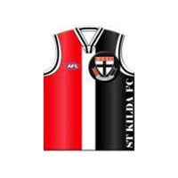 St Kilda Saints Guernsey Badge Greeting Card