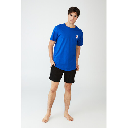 Western Bulldogs Mens Organic Cotton Sleep Tee