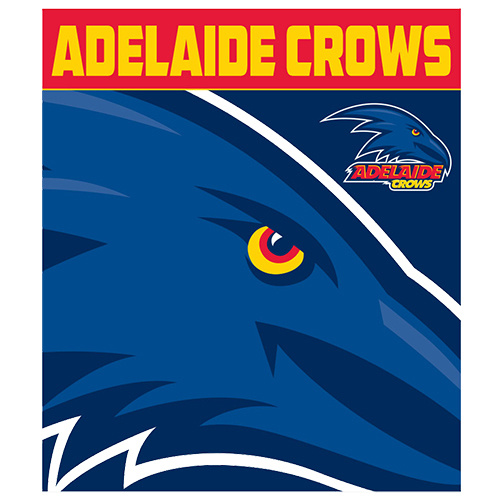 Adelaide Crows Polar Fleece Rug