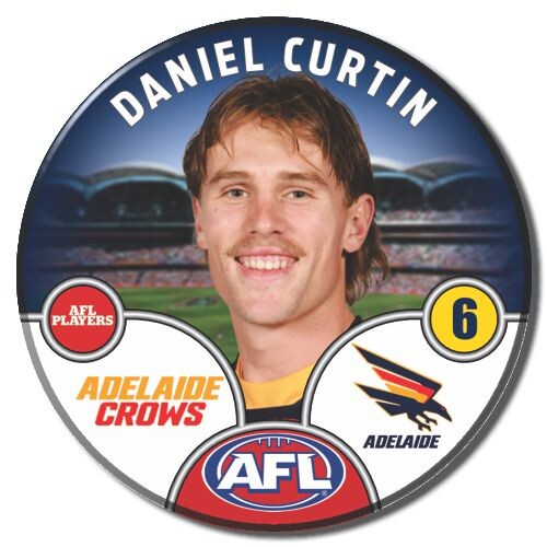Adelaide Crows 2025 Player Pin Badge - CURTIN