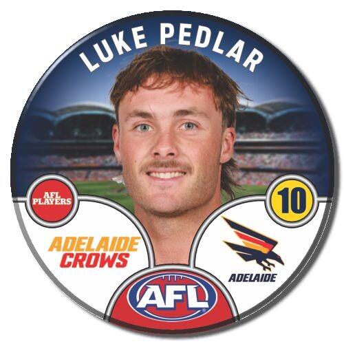 Adelaide Crows 2025 Player Pin Badge - PEDLAR