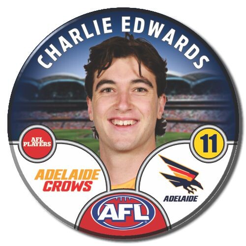 Adelaide Crows 2025 Player Pin Badge - EDWARDS
