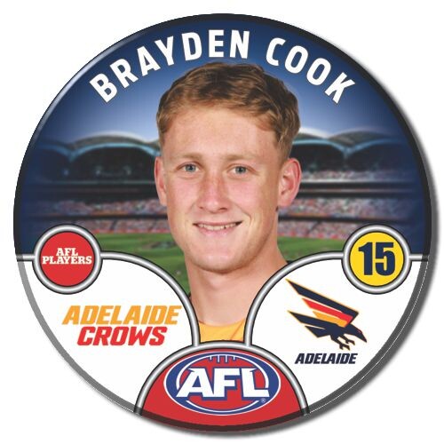 Adelaide Crows 2025 Player Pin Badge - COOK