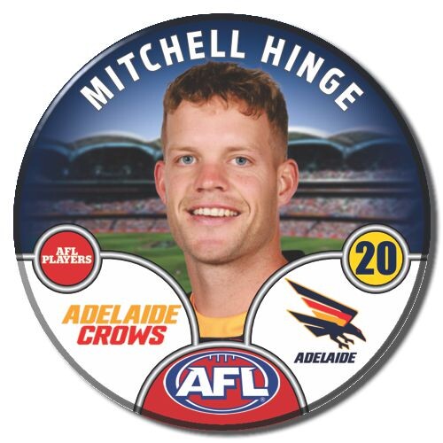 Adelaide Crows 2025 Player Pin Badge - HINGE