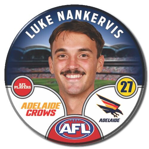 Adelaide Crows 2025 Player Pin Badge - NANKERVIS