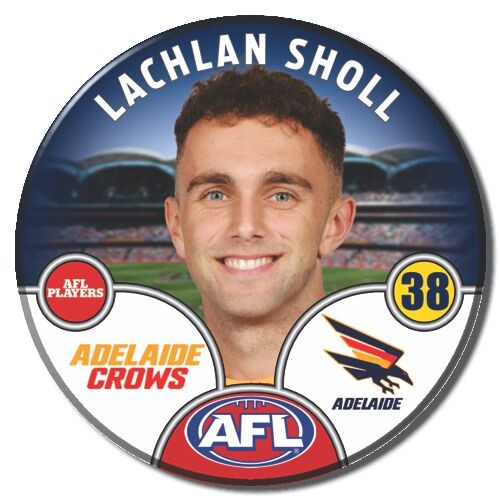 Adelaide Crows 2025 Player Pin Badge - SHOLL