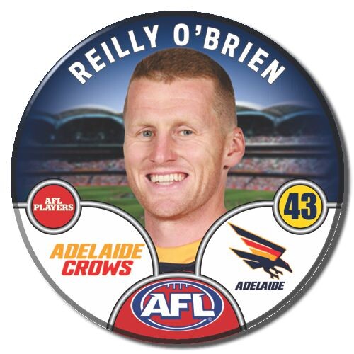 Adelaide Crows 2025 Player Pin Badge - O'BRIEN