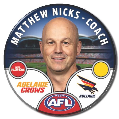 Adelaide Crows 2025 Coach Pin Badge - NICKS