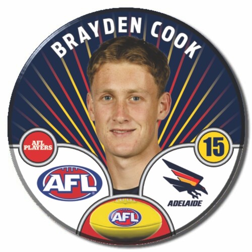 Adelaide Crows 2026 Player Pin Badge - COOK