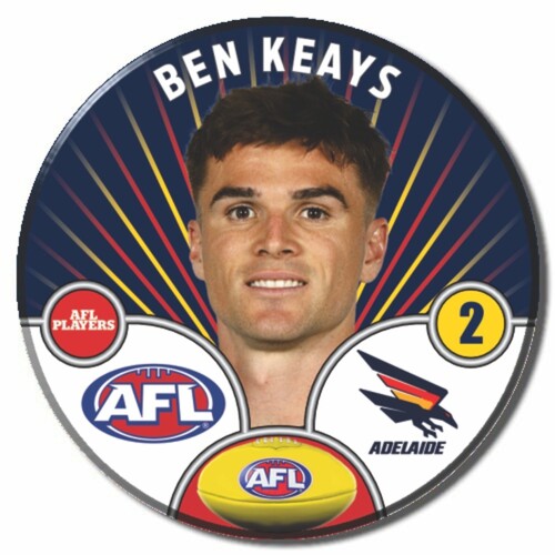 Adelaide Crows 2026 Player Pin Badge - KEAYS