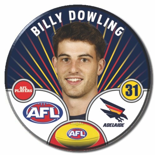Adelaide Crows 2026 Player Pin Badge - DOWLING