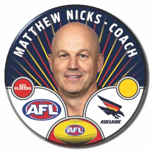 Adelaide Crows 2026 Coach Pin Badge - NICKS