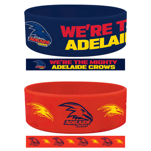 Adelaide Crows Set of 2 Wrist Bands