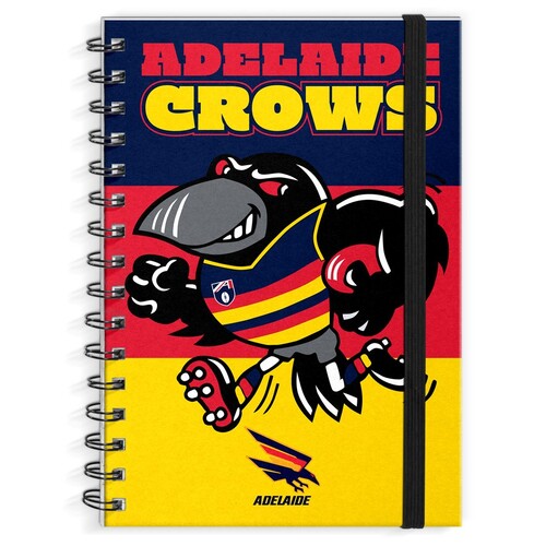 Adelaide Crows A4 Hard Cover Notebook