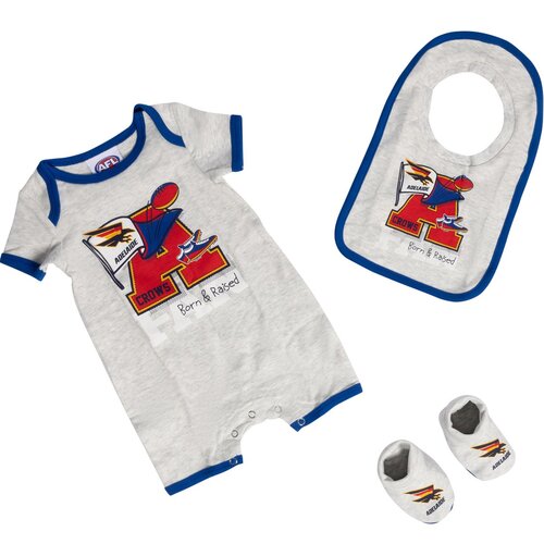Adelaide Crows Baby Footy Fan Gift Set