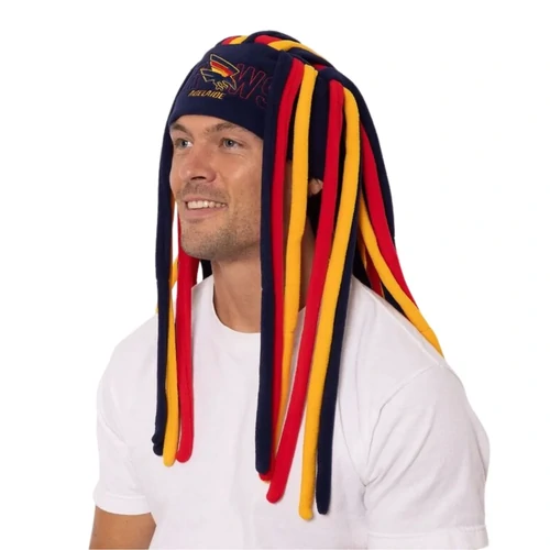 Adelaide Crows Supporter Dreadlock Beanie