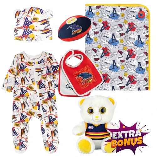 Adelaide Crows New Baby AFL Gift Pack