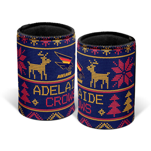 Adelaide Crows Xmas Stubby Holder