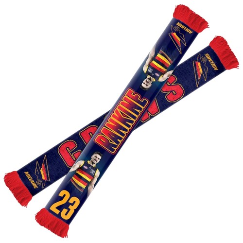 Adelaide Crows Izak Rankine Player Scarf