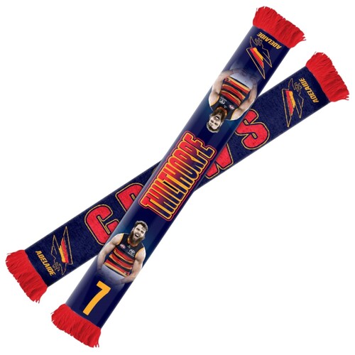 Adelaide Crows Riley Thilthorpe Player Scarf