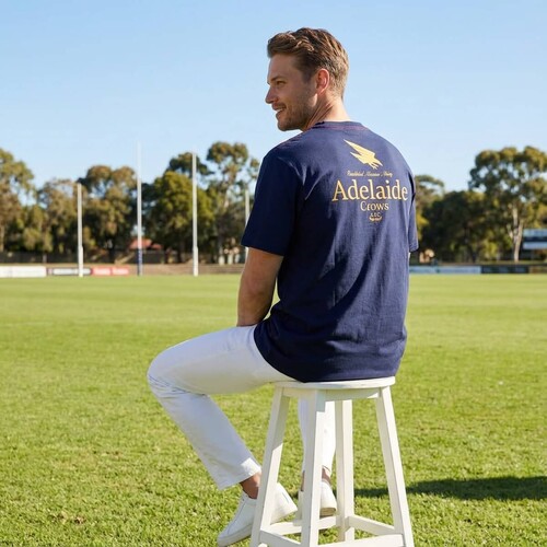 Adelaide Crows Mens Multi Logo Tee