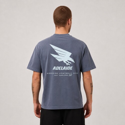 Adelaide Crows Sun Bleached Vintage Tee 