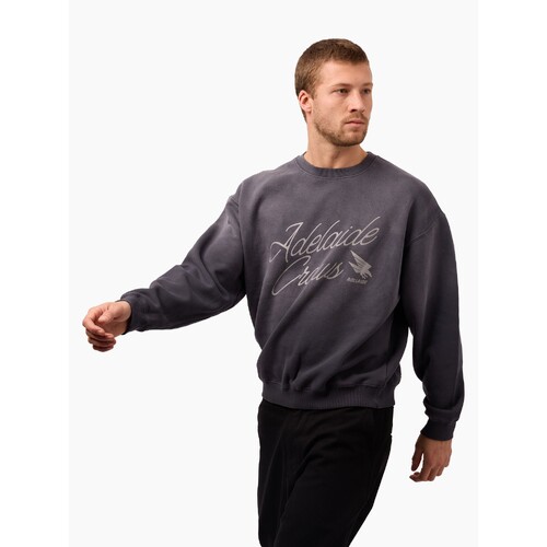 Adelaide Crows Sun Bleached Vintage Crew 