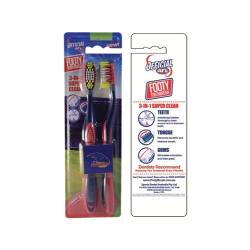 Adelaide Crows Toothbrush Twin Pack