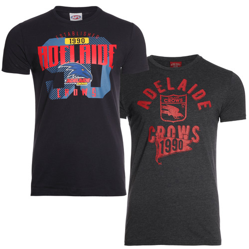 Adelaide Crows Mens T-Shirts Twin Pack