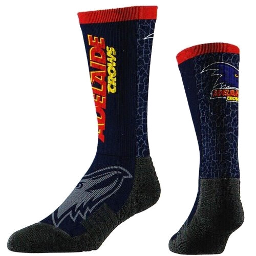 Adelaide Crows Strideline Wordmark Socks